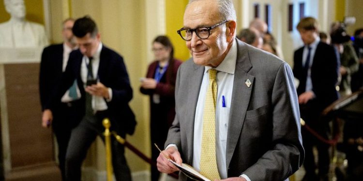 Schumer blocks 12th GOP bid to reopen government as Trump says Democrats ‘lost the negotiation’