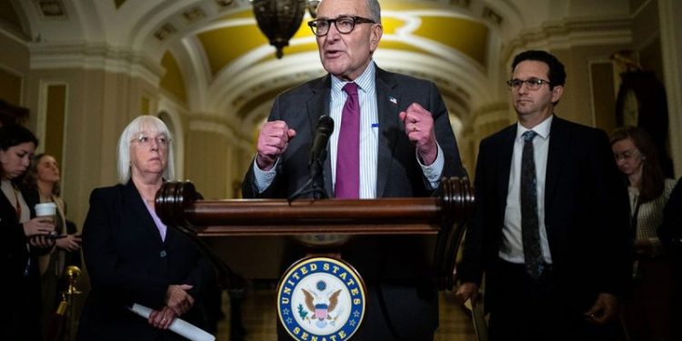 Dems block GOP bill ensuring federal worker, military paychecks continue during shutdown